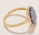 Vault Discoveries Australian Rolling Flash Opal Ring, 14k, Size 8